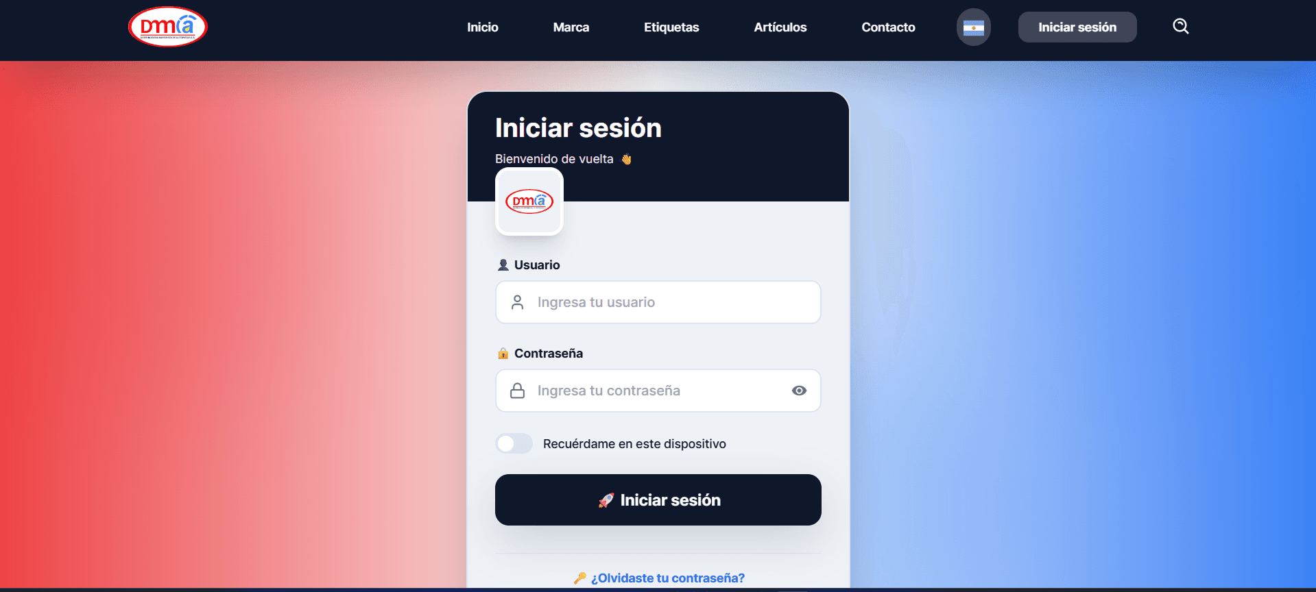 Diagrama de arquitectura del sistema full-stack