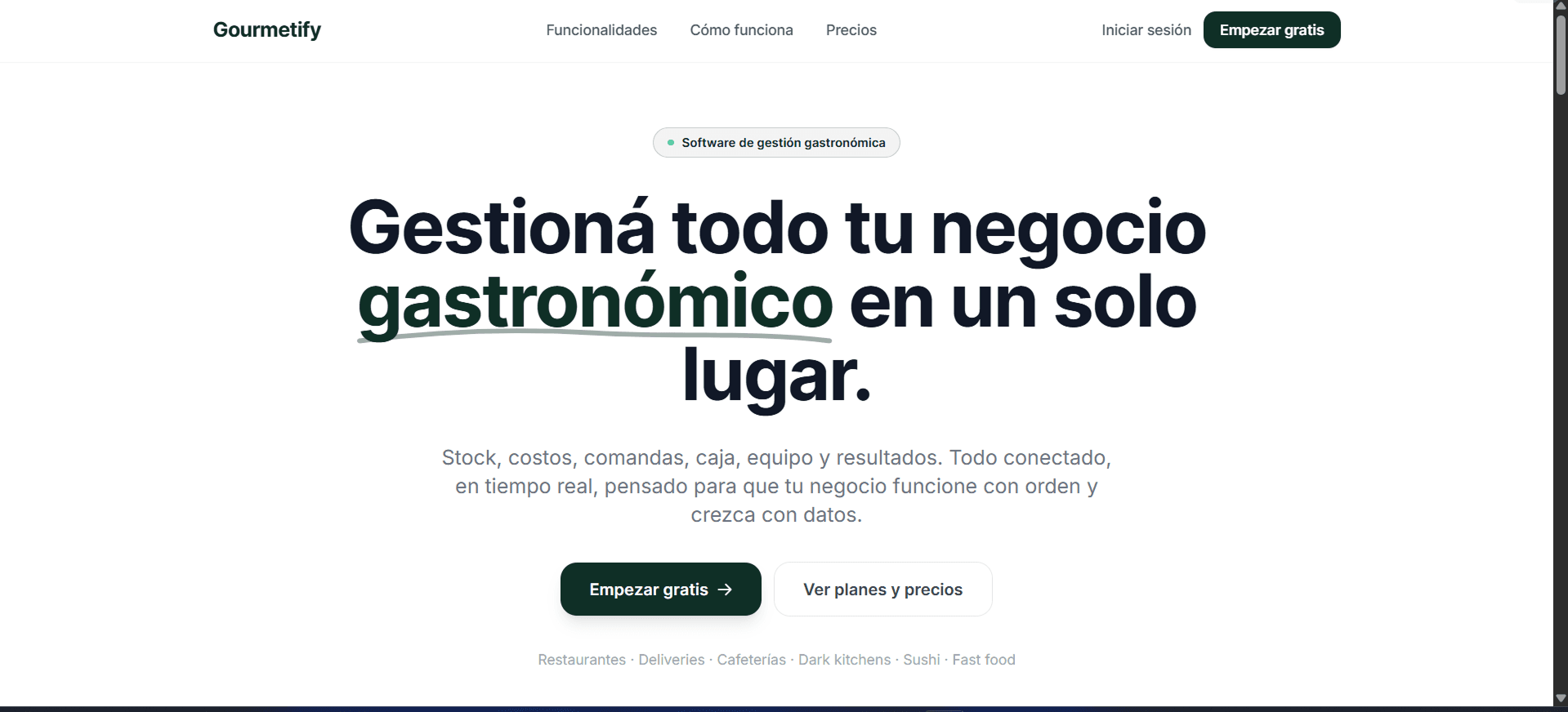 Dashboard de analíticas con resumen de P&L