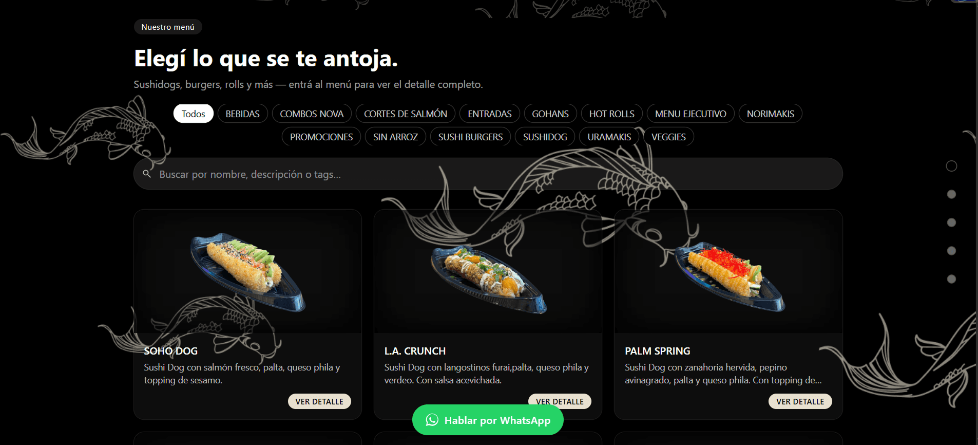 Hero de la homepage y storytelling de marca